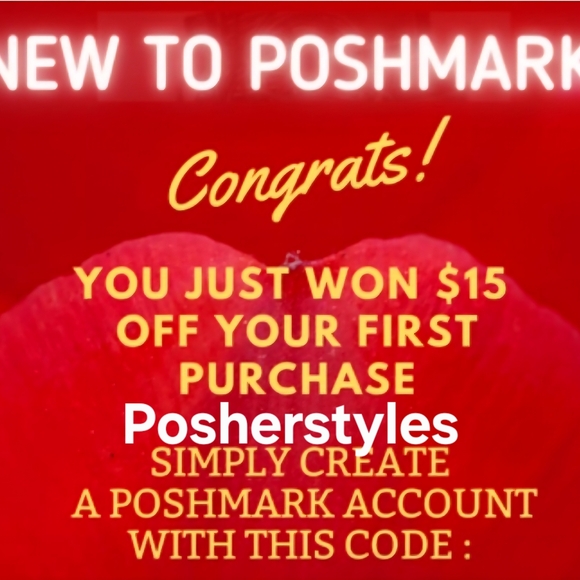 New To Poshmark- Posherstyles Code - Picture 1 of 1
